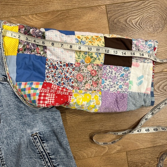 Patchwork Sleeve Denim Jacket - Picture 8 of 12